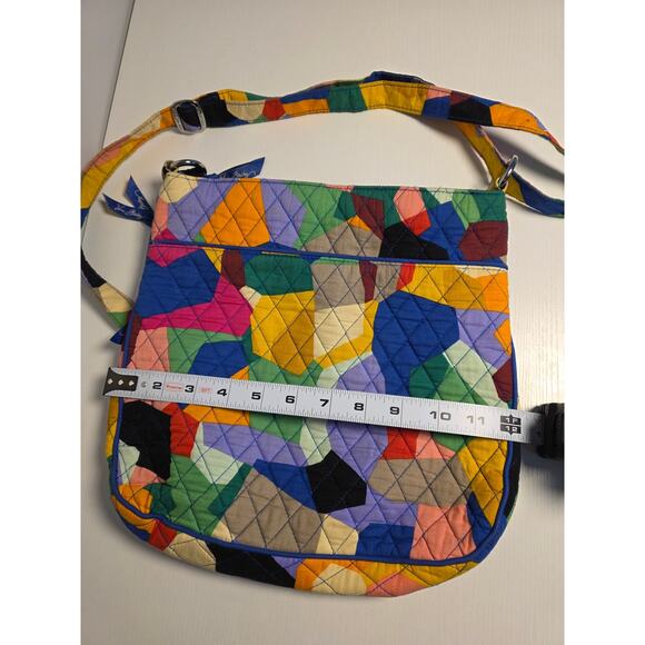 Vera Bradley Hipster Crossbody bag Pop Art pattern Colorful Quilted Casual Purse - Picture 8 of 9